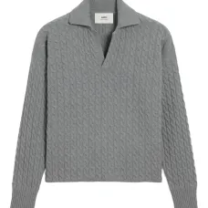 Свитер фактурной вязки