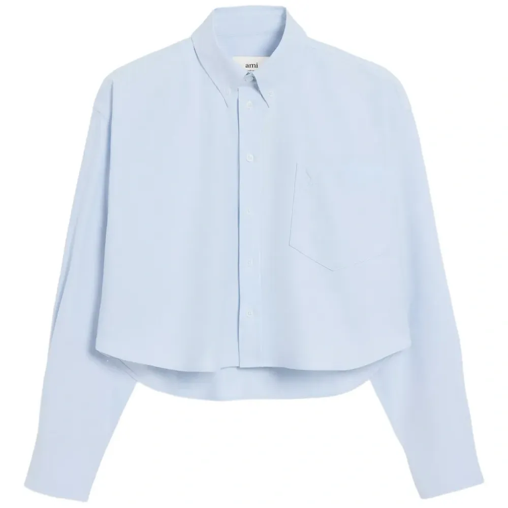 Укороченная рубашка оксфорд