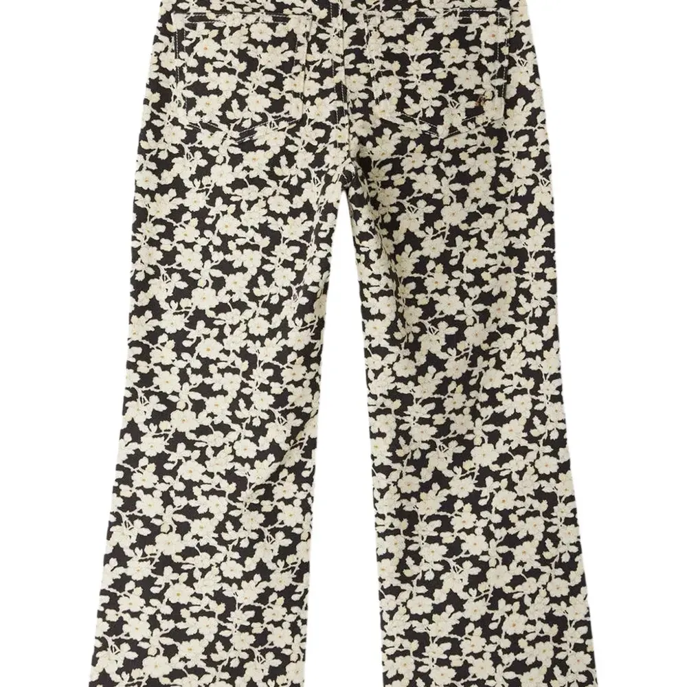 брюки с цветочным принтом