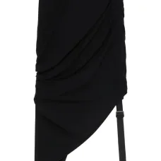 юбка асимметричного кроя с драпировкой