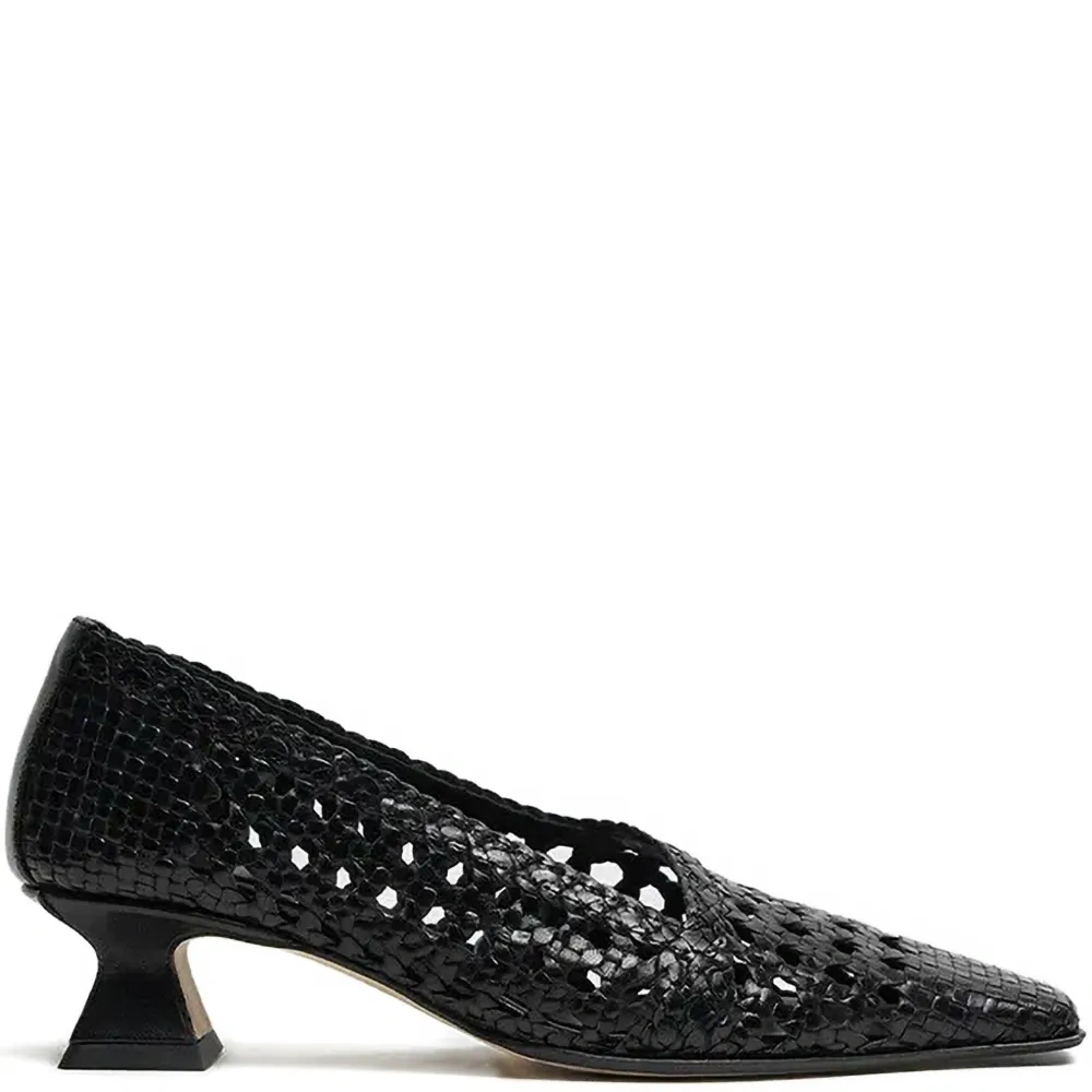 Плетеные туфли Gisla 35 с квадратным носком