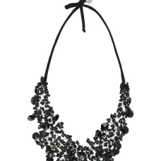 Ожерелье-галстук с кристаллами