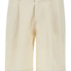 шорты строгого кроя со складками