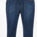 джинсы с нашивкой-логотипом