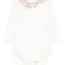 боди с декорированным воротником