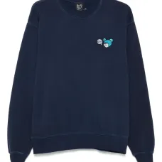 толстовка с вышитым логотипом