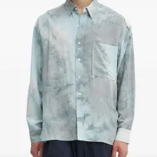 Рубашка с принтом тай-дай