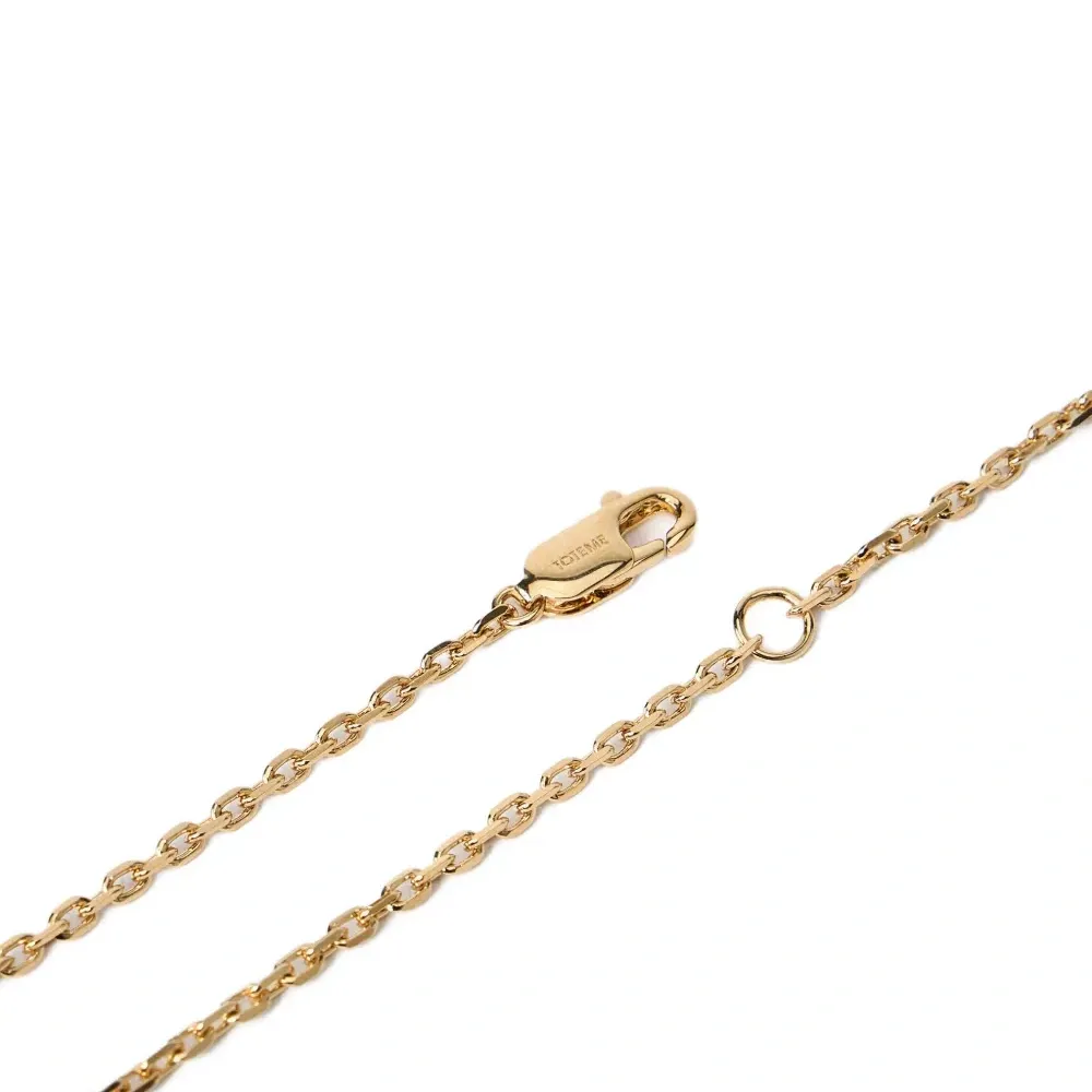 Позолоченное колье с ониксом