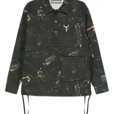 Карго-рубашка с цветочным принтом