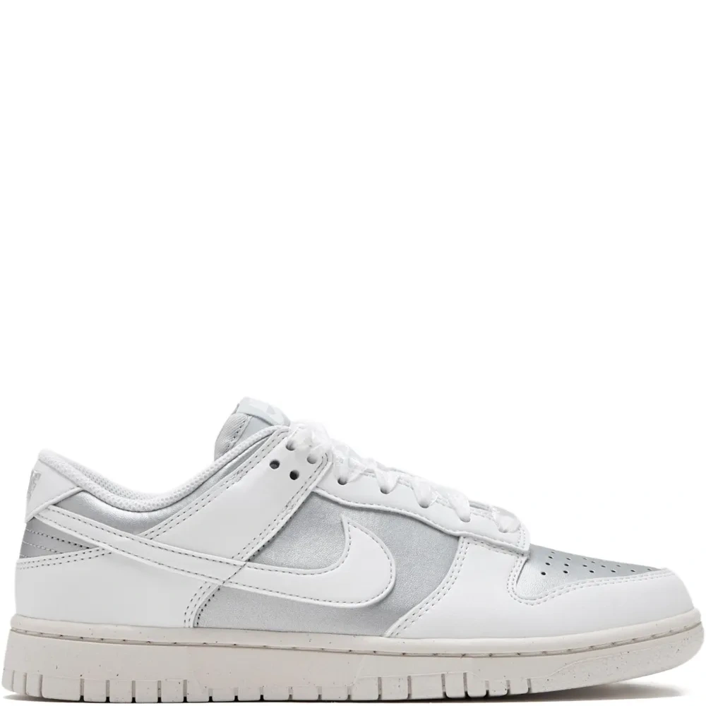 кеды Dunk Low с эффектом металлик