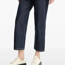 Джинсы с контрастной строчкой