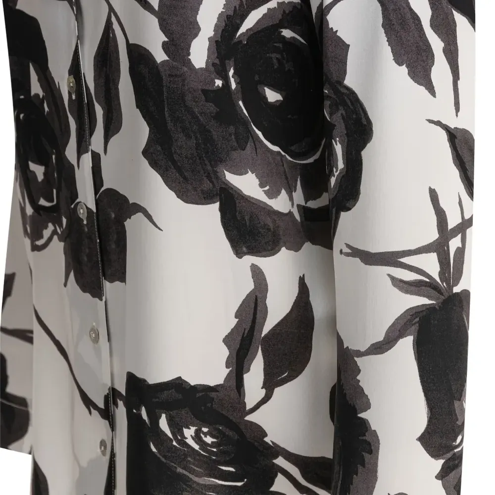 Блузка с цветочным принтом