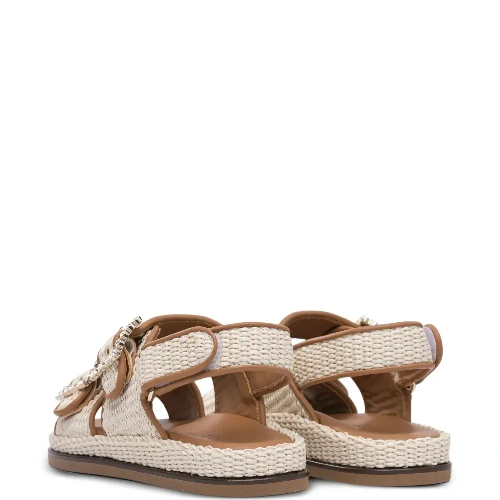 Сандалии с пряжкой