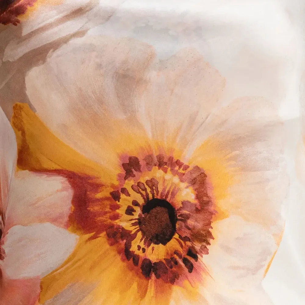 Платье-комбинация с цветочным принтом