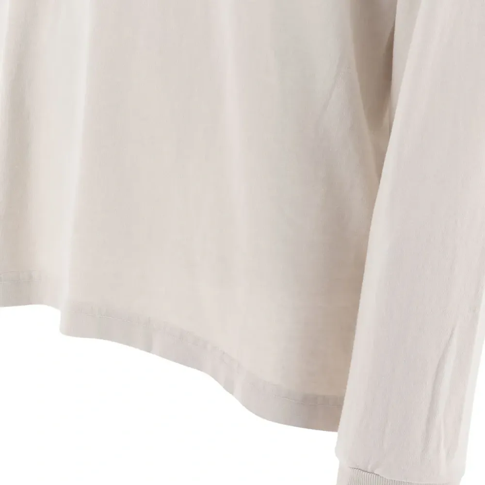 Футболка с длинными рукавами и принтом