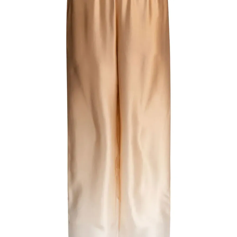 Шелковые брюки с эффектом омбре