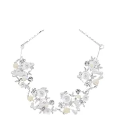 заколка для волос Crystal Flower Ivory Rose