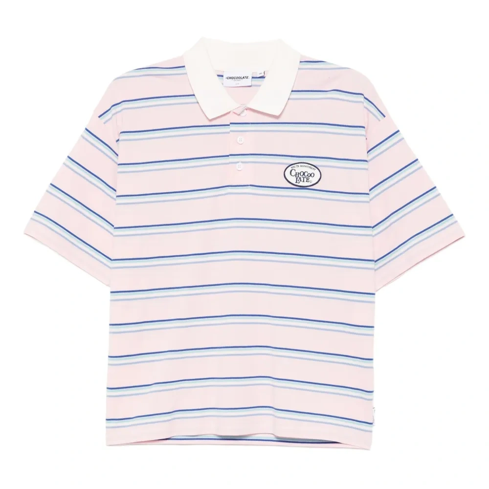 рубашка поло в полоску