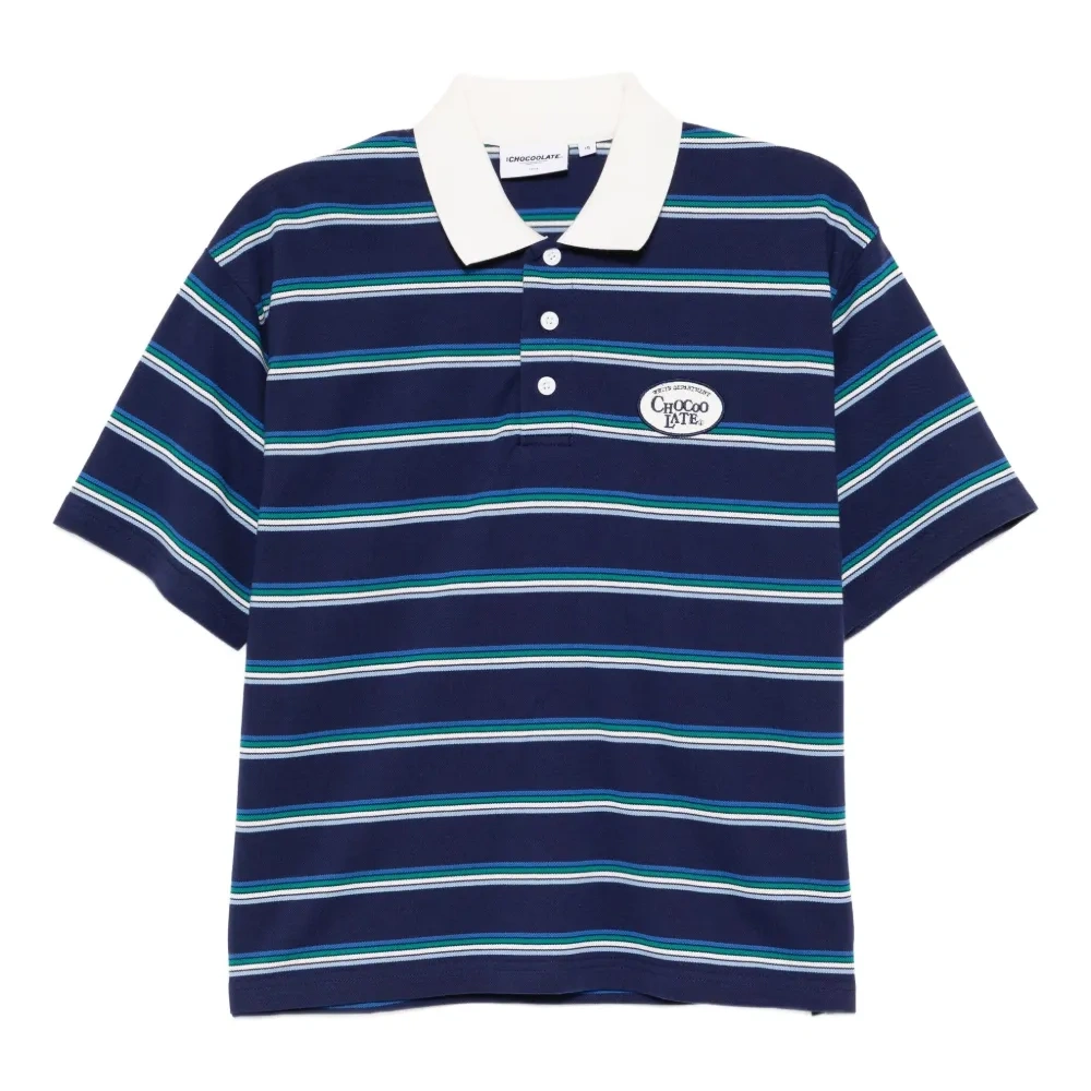 рубашка поло в полоску