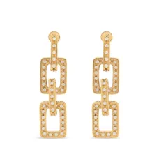 серьги с кристаллами