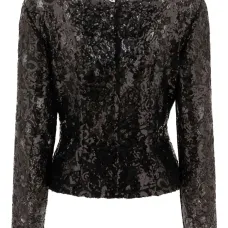 Кружевной топ с пайетками Кружевной топ с пайетками