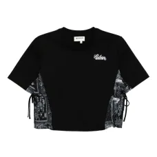 футболка в технике пэчворк