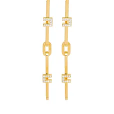 серьги с кристаллами