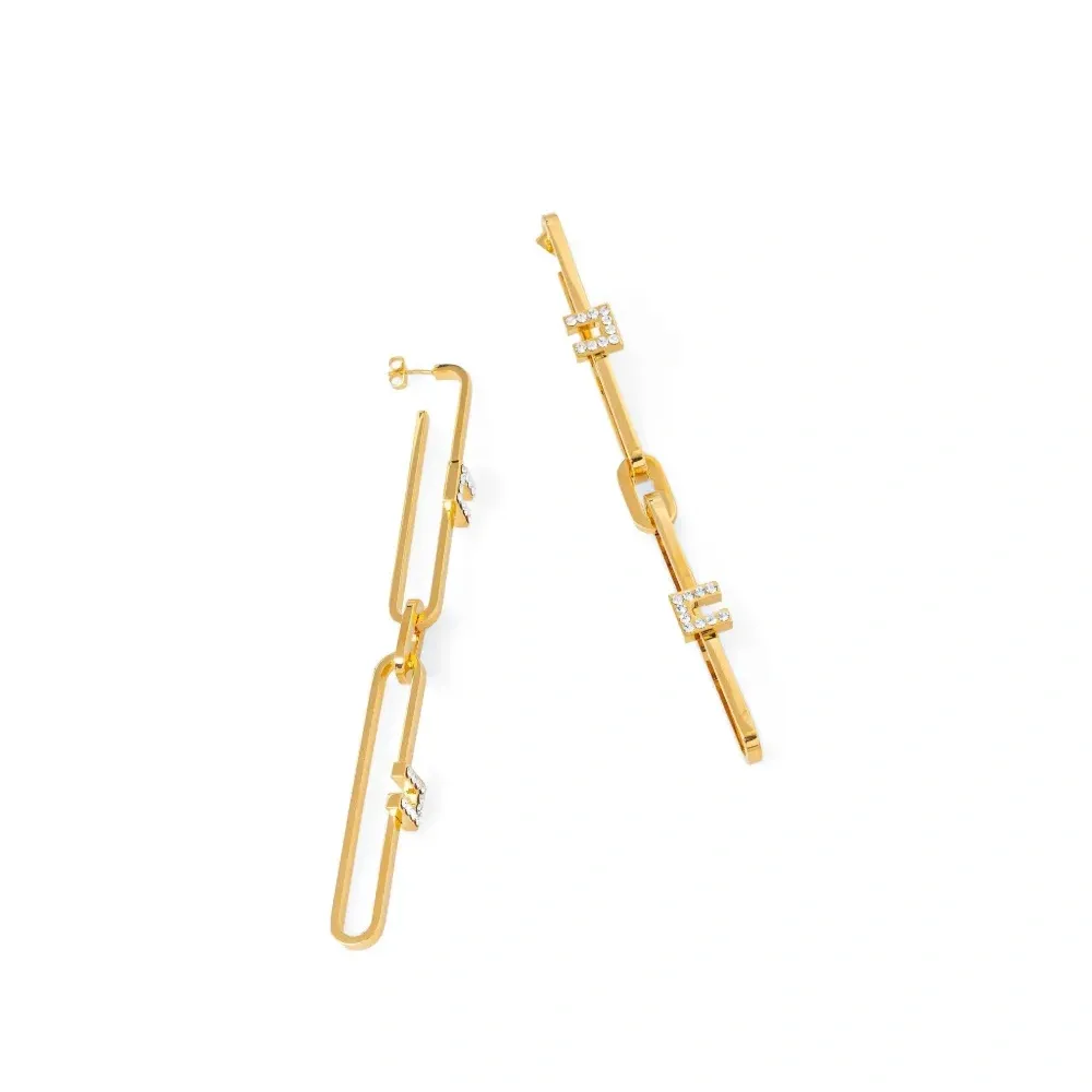 серьги с кристаллами