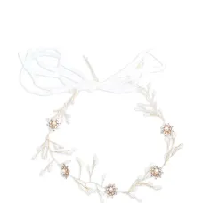 заколка для волос Crystal Rose Gold Ribbon