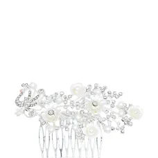 гребень для волос Crystal Ribbon Flowerbed