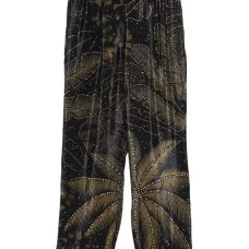 брюки с принтом