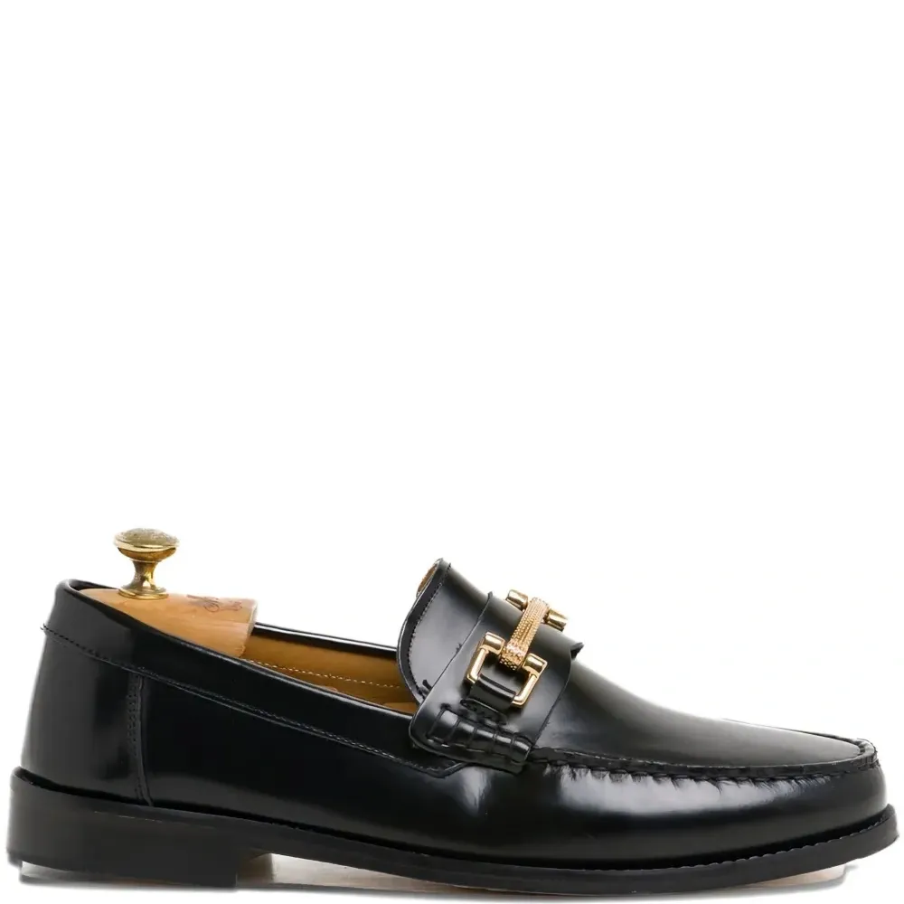 Лоферы с ремешком