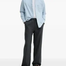 Рубашка с длинными рукавами и карманами