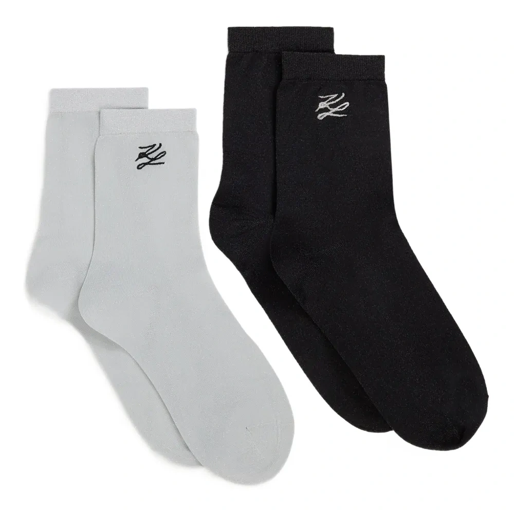 Комплект из двух пар носков с логотипом