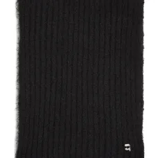 Шарф в рубчик с узором Ikon