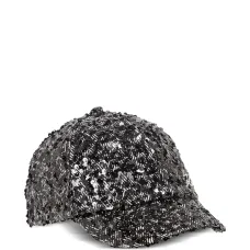 Кепка с узором в елочку и пайетками Кепка с узором в елочку и пайетками