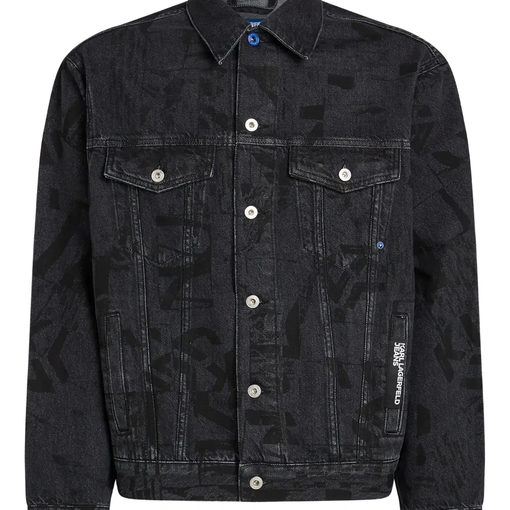 Джинсовая куртка с логотипом