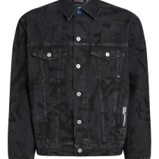 Джинсовая куртка с логотипом