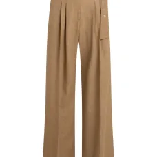 Широкие брюки со складками