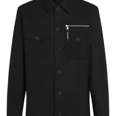 Куртка-рубашка с карманом на молнии