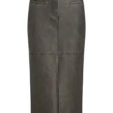 Юбка с эффектом потертости