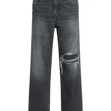 Джинсы с нашивкой-логотипом