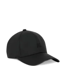 Кожаная кепка с вышитым логотипом