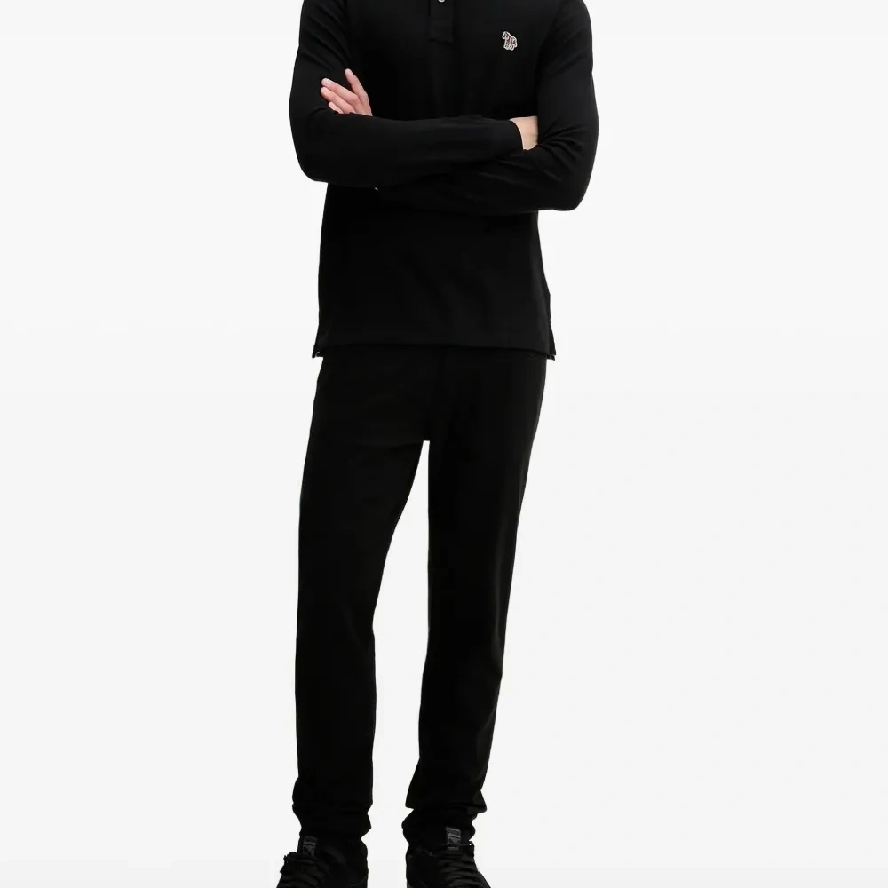 Рубашка поло с длинными рукавами и логотипом Zebra