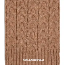 Шарф с вышитым логотипом