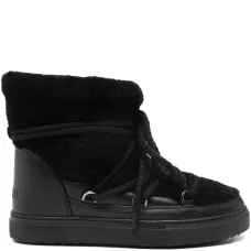 Ботинки на шнуровке с отделкой из овчины Ботинки на шнуровке с отделкой из овчины