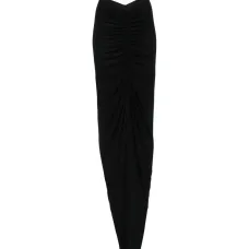 Юбка-миди с драпировкой