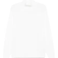 Шерстяной свитер с высоким воротником