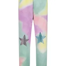 декорированные брюки с принтом тай-дай декорированные брюки с принтом тай-дай