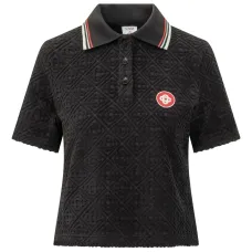 Жаккардовая рубашка поло с монограммой